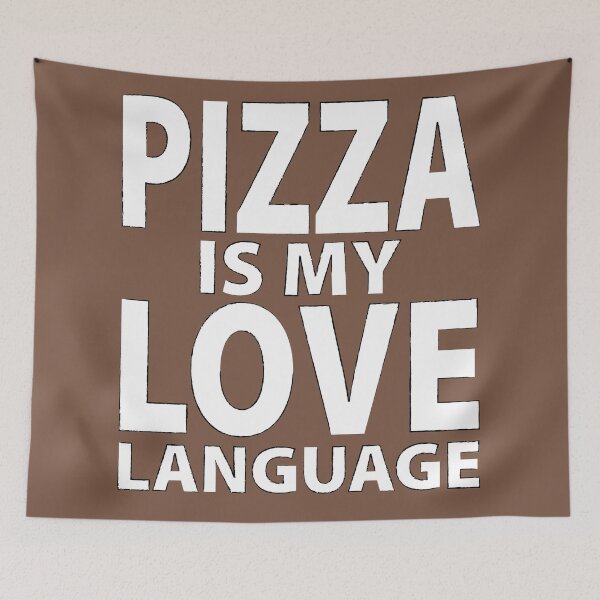 Item preview, Pizza is my love language essential T-Shirt Pizza Love faded edge designed and sold by rednumberone.