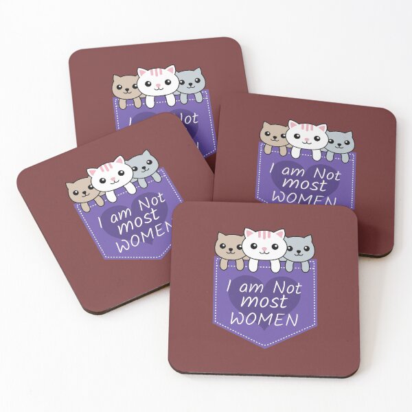 Item preview, I am not most women cats in pocket funny designed and sold by CharisCreatives.