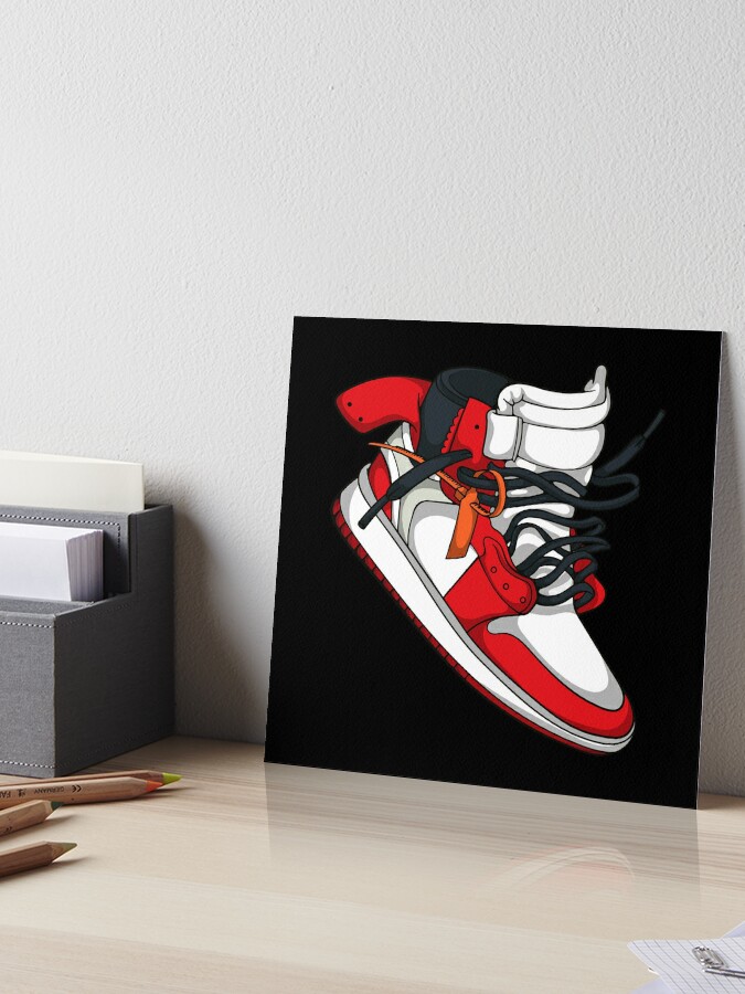 nike jordan shoes Art Board Print for Sale by hypebeast212