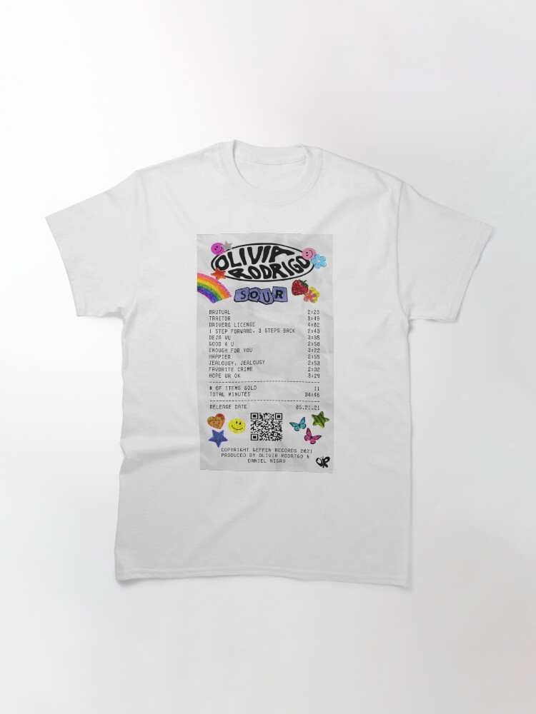 Der Playlist-Song Olivia Rodrigo Sour T-Shirt