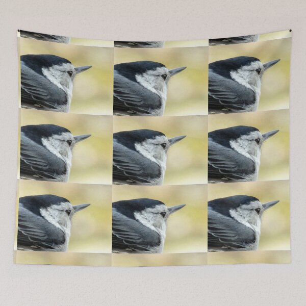 Item preview, White-breasted Nuthatch (Sitta carolinensis) designed and sold by Jean Gregory Evans.