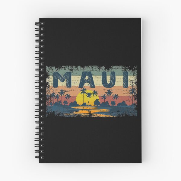 Item preview, Vintage Maui Sunset Hawaii Retro 70s Beach Palm Trees Cute Design  designed and sold by alenaz.