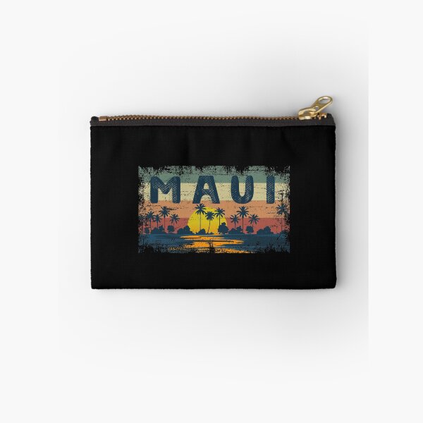 Item preview, Vintage Maui Sunset Hawaii Retro 70s Beach Palm Trees Cute Design  designed and sold by alenaz.