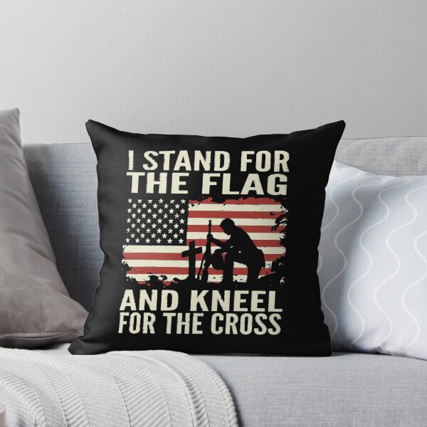 Item preview, I Stand for The Flag Kneel for The Cross designed and sold by BorderlineComb.