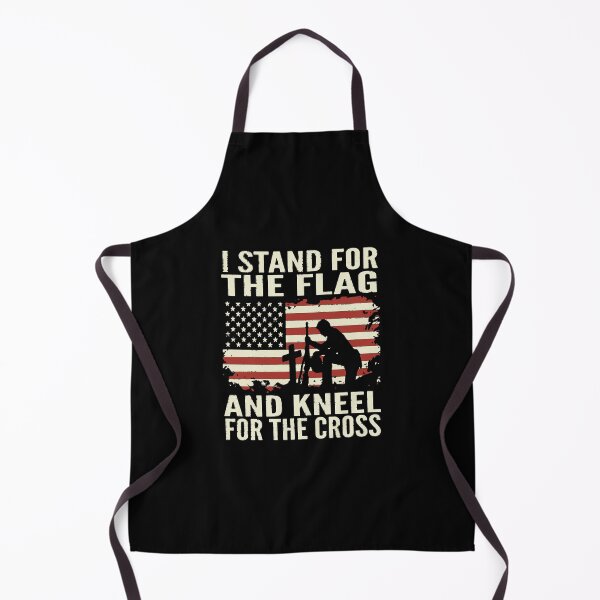 Item preview, I Stand for The Flag Kneel for The Cross designed and sold by BorderlineComb.