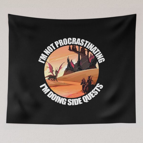 Item preview, Im Not Procrastinating Im Doing Side Quests designed and sold by Nemethadrian.