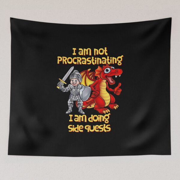Item preview, I Am Not Procrastinating I Am Doing Side Quests designed and sold by Nemethadrian.