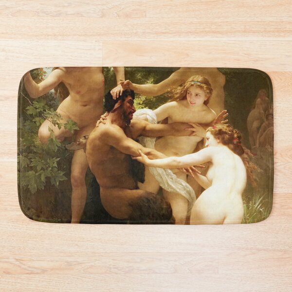 Item preview, Nymphs And Satyr By William Adolphe Bouguereau designed and sold by JDesigningMO.