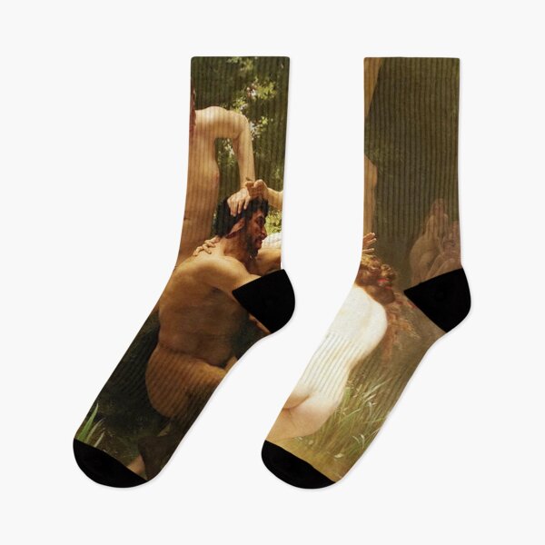 Item preview, Nymphs And Satyr By William Adolphe Bouguereau designed and sold by JDesigningMO.