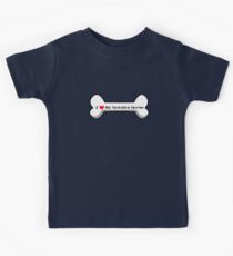 I Love My Yorkshire Terrier Kids Tee
