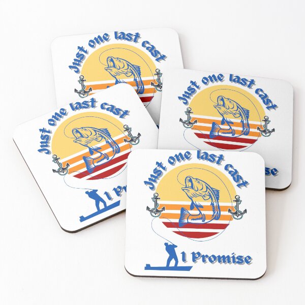 Item preview, Just one last cast i promise,Fishing design designed and sold by Tshepomuza.