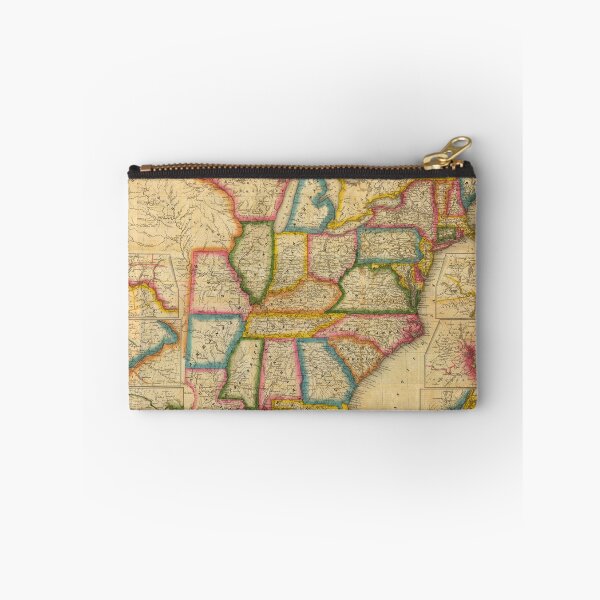 Item preview, Old Map of the United States in 1833 designed and sold by ganje.