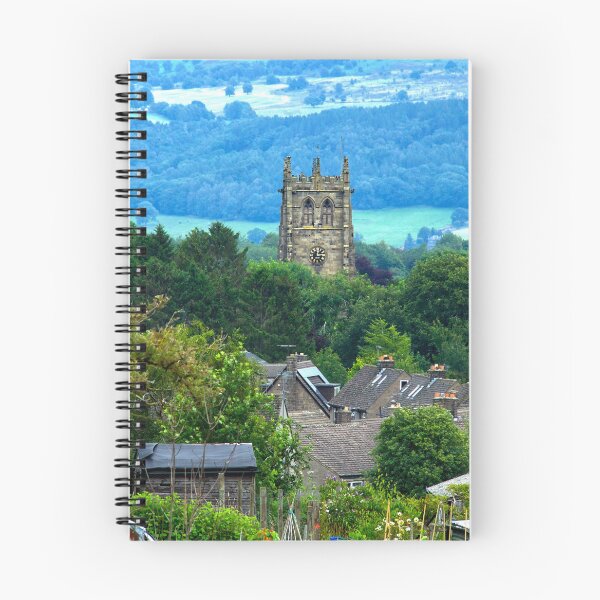 Item preview, Youlgrave Village and Church designed and sold by Alisonchambers2.