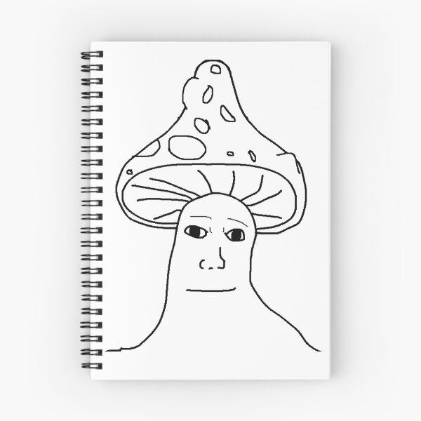 Item preview, Shroomjak, Mushroom Wojak, Mushroom Meme designed and sold by deanmicha.