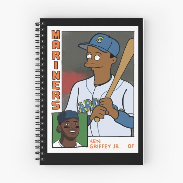 Item preview, Simpsons T-ShirtHomer at the Bat - Ken Griffey Jr. Simpsons Parody Baseball Card Tee designed and sold by deanmicha.