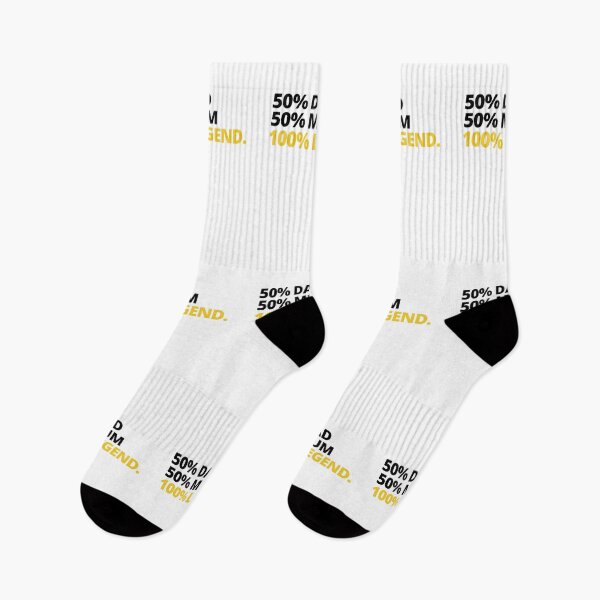 Item preview, 50 Percent Dad 50 Percent Mum 100 Percent Legend designed and sold by itsokaybyme.