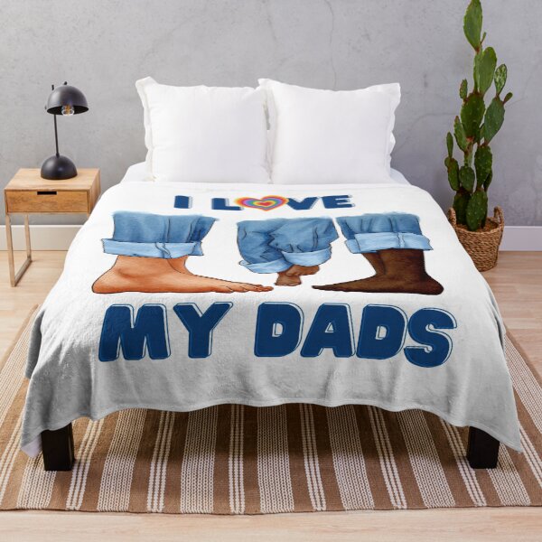 Item preview, I Love My Two Dads , Gay Pride Gift For New Dads and Interracial Couples designed and sold by AwakenedSoul.