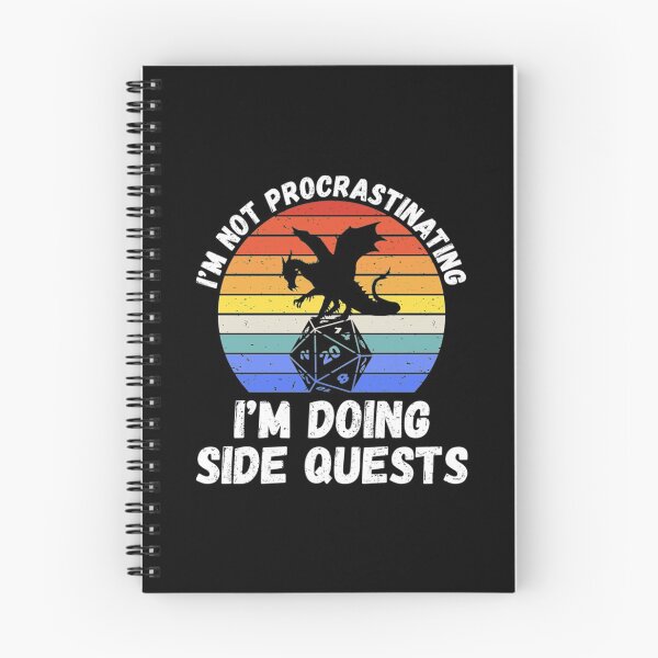 Item preview, I'm Not Procrastinating I'm Doing Side Quests I designed and sold by Nemethadrian.