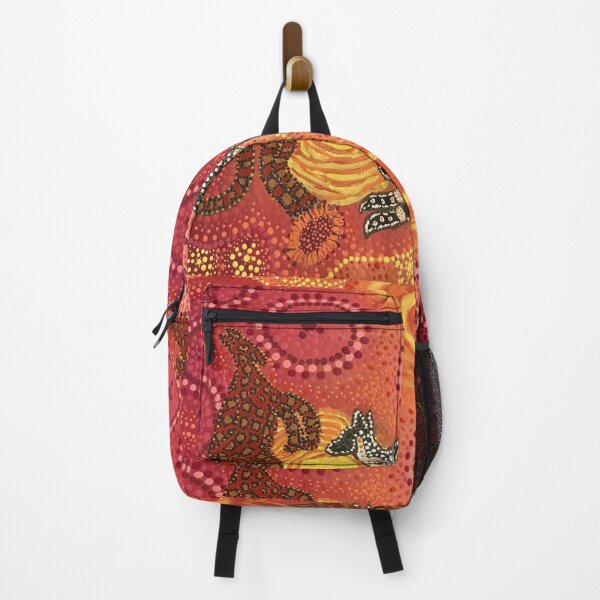 Item preview, Aboriginal art - brown red kangsun designed and sold by Melchime.