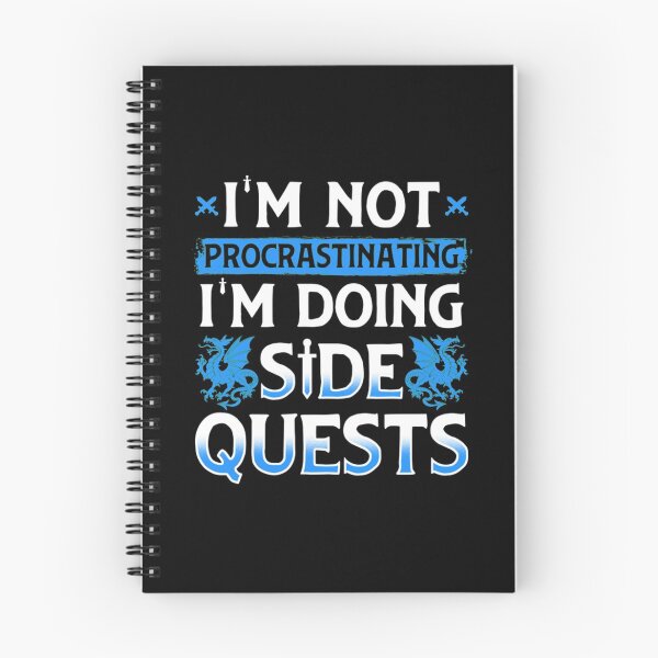 Item preview, Im Not Procrastinating Im Doing Side Quests designed and sold by Nemethadrian.