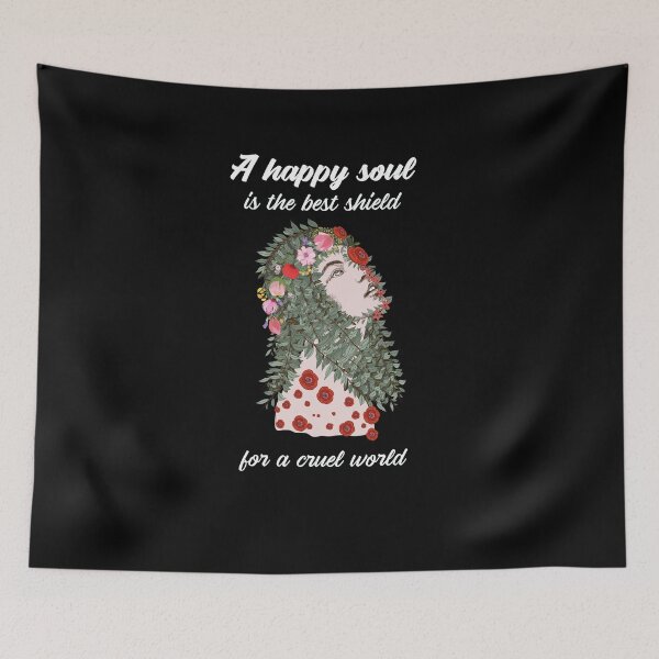 Item preview, funny Happiness inspiration quotes. floral happy soul cute gifts for women designed and sold by DANT-shirts.