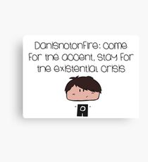 Danisnotonfire Canvas Print