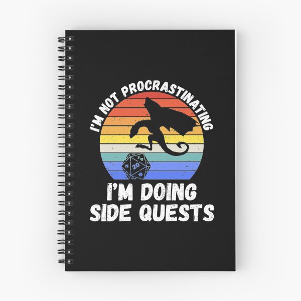 Item preview, I'm Not Procrastinating I'm Doing Side Quests II designed and sold by Nemethadrian.