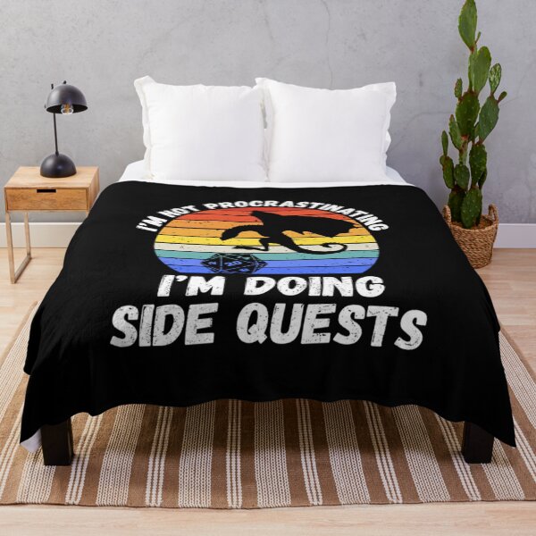 Item preview, I'm Not Procrastinating I'm Doing Side Quests II designed and sold by Nemethadrian.
