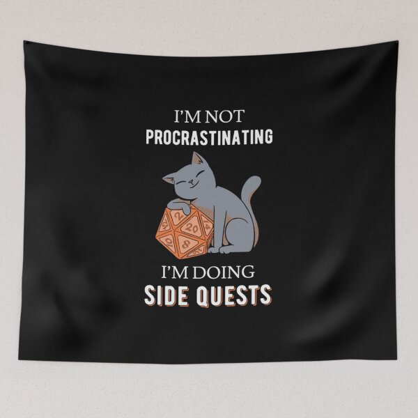 Item preview, I'm Not Procrastinating I'm Doing Side Quests III designed and sold by Nemethadrian.