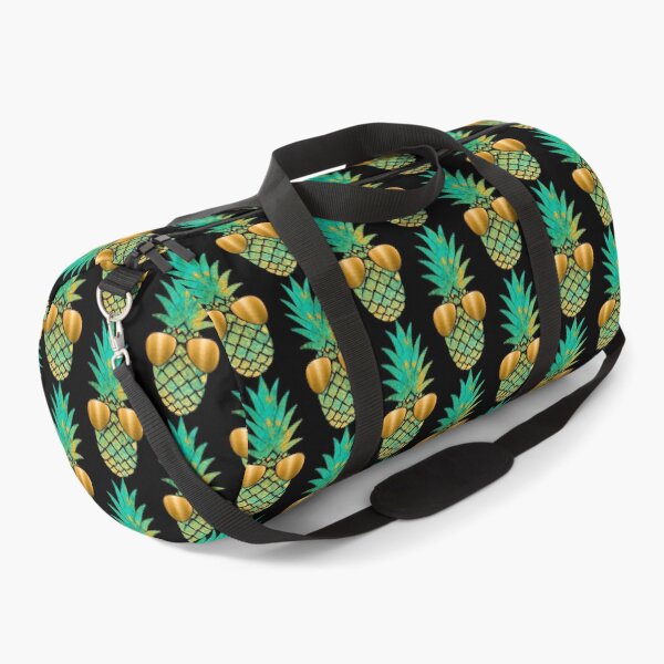 Item preview, Boujee teal and gold pineapple with sunglasses  designed and sold by 1DaisyChainLane.