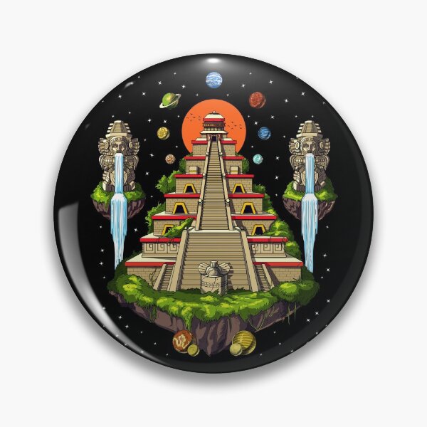 Item preview, Space Aztec Pyramid designed and sold by underheaven.