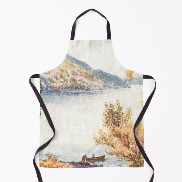 Item preview, Vintage Illustration Loch Achilty near to Contin in the Scottish Highlands designed and sold by yourscotland.
