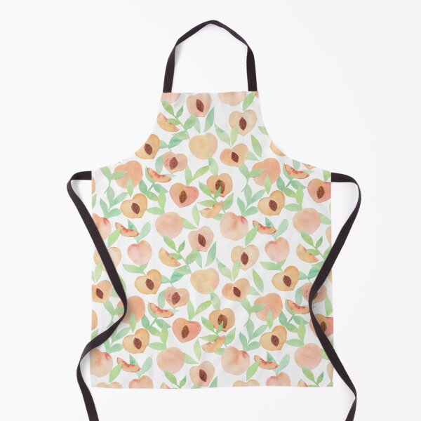 Item preview, Watercolor Peaches designed and sold by latheandquill.