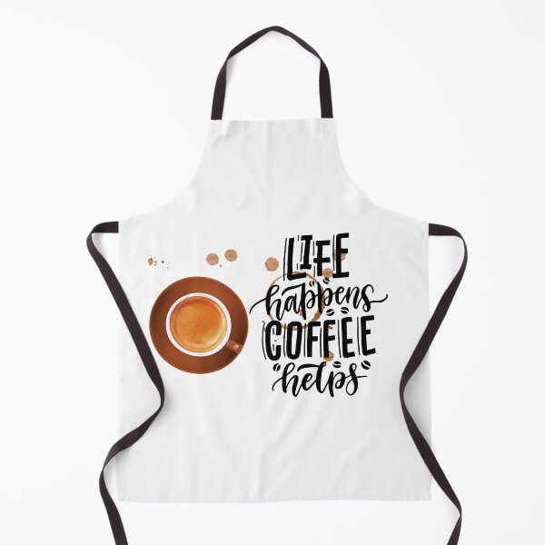 Item preview, Life Happens Coffee Helps | Coffee Stain | Coffee Bean designed and sold by Nikiolilalala.