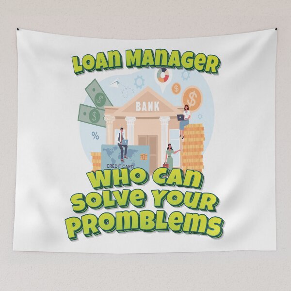 Item preview, Loan Manager Who Can Solve Your Promblems designed and sold by FiveNiches.