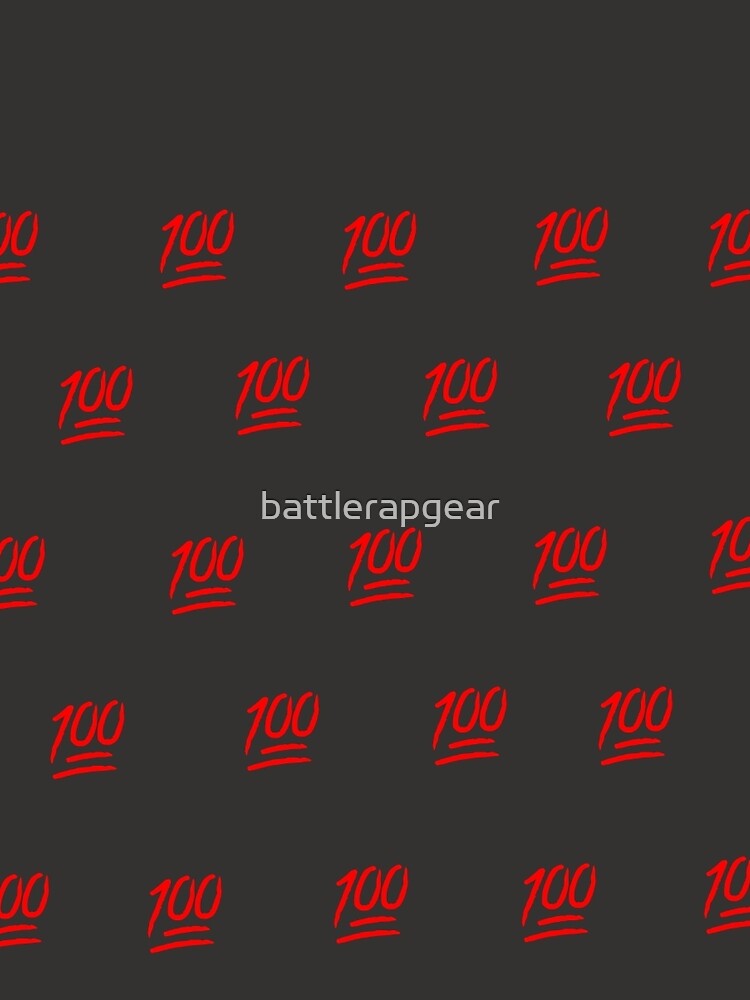 One Hunned All Over Print by battlerapgear
