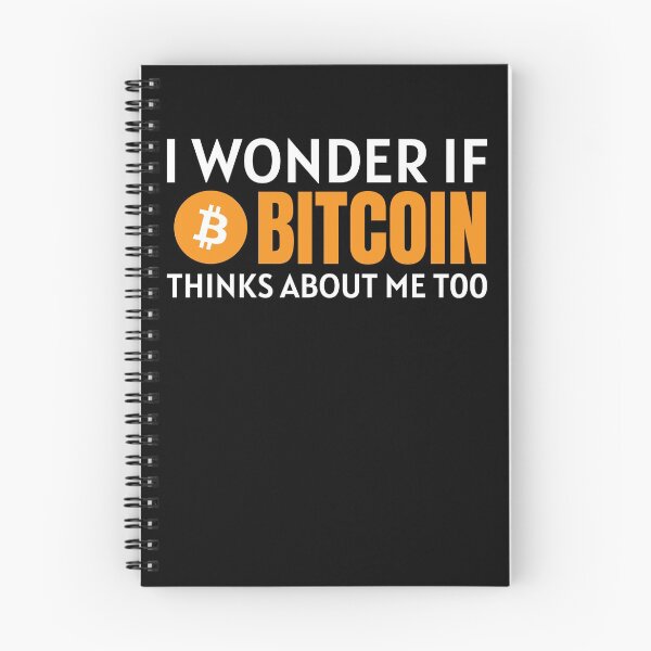 Item preview, I Wonder if Bitcoin Thinks About Me Too Crypto Cryptocurrency BTC designed and sold by Bitcoin-Fashion.