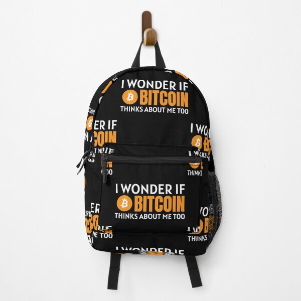 Item preview, I Wonder if Bitcoin Thinks About Me Too Crypto Cryptocurrency BTC designed and sold by Bitcoin-Fashion.