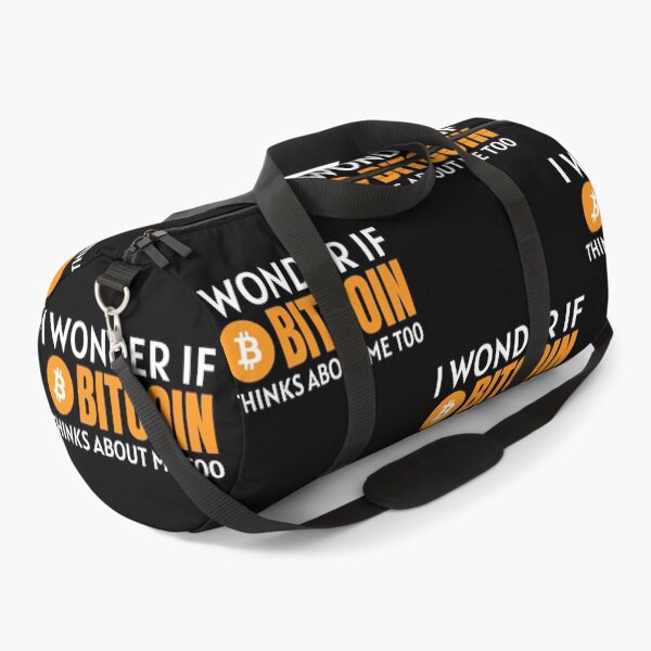 Item preview, I Wonder if Bitcoin Thinks About Me Too Crypto Cryptocurrency BTC designed and sold by Bitcoin-Fashion.