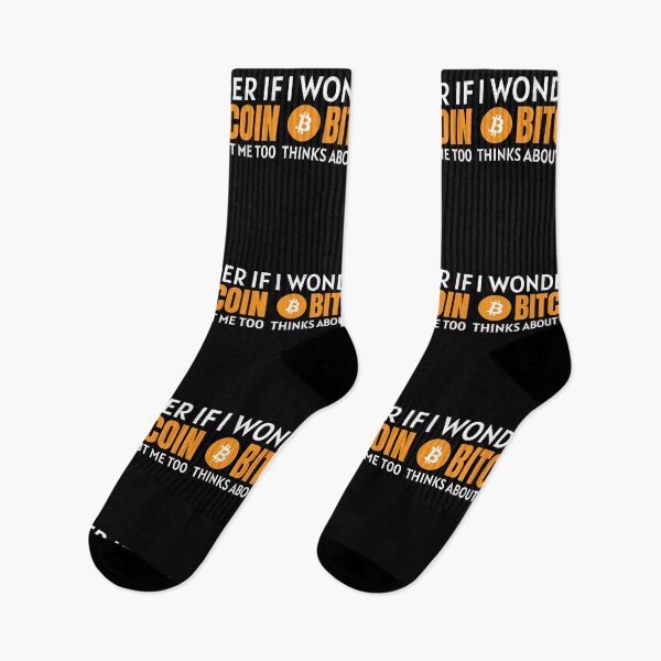 Item preview, I Wonder if Bitcoin Thinks About Me Too Crypto Cryptocurrency BTC designed and sold by Bitcoin-Fashion.