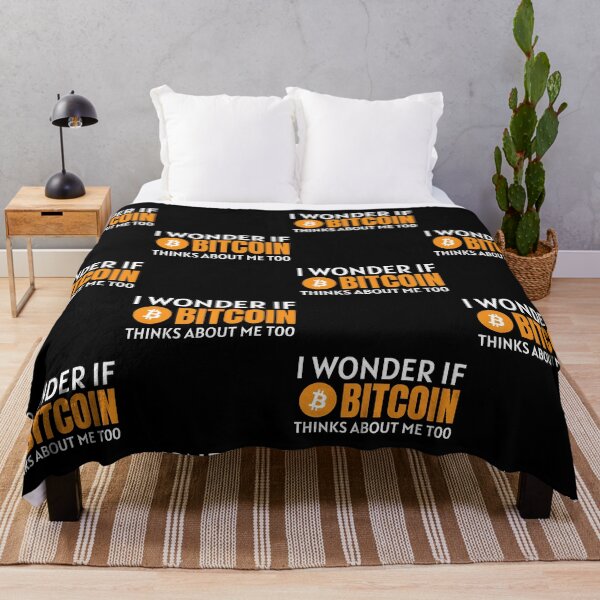 Item preview, I Wonder if Bitcoin Thinks About Me Too Crypto Cryptocurrency BTC designed and sold by Bitcoin-Fashion.