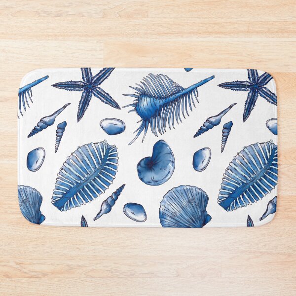 Item preview, Seashells navy   designed and sold by Milatoo.