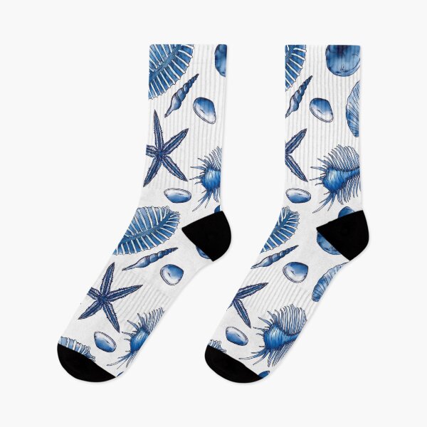 Item preview, Seashells navy   designed and sold by Milatoo.