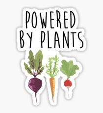 Powered By Plants Sticker