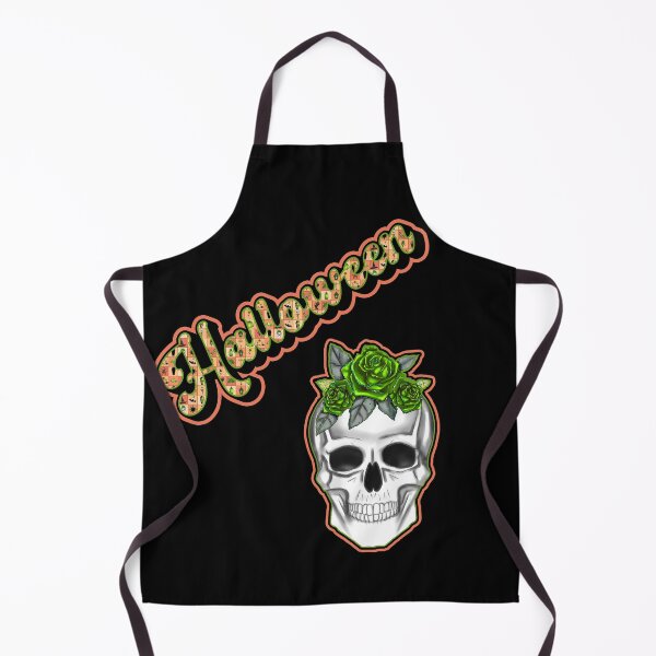 Item preview, HALLOWEEN FLORAL SKULL HALLOWEEN ELEMENTS PATTERN GRAPHIC DESIGN TYPOGRAPHY  designed and sold by Iskybibblle.