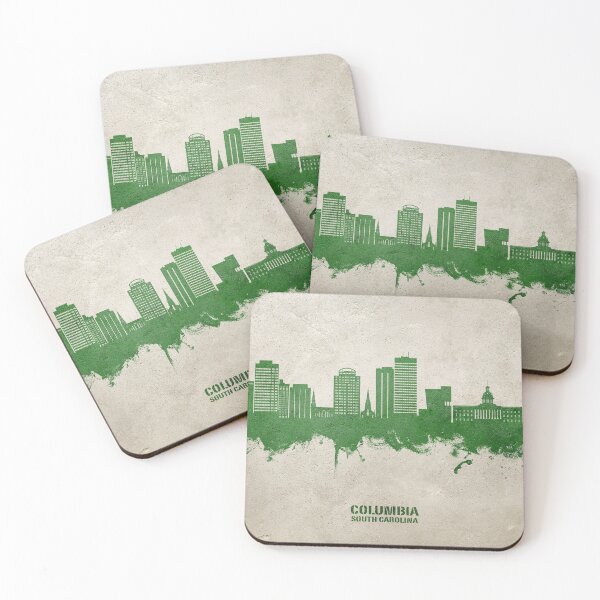 Item preview, Columbia South Carolina Skyline designed and sold by ArtPrints.