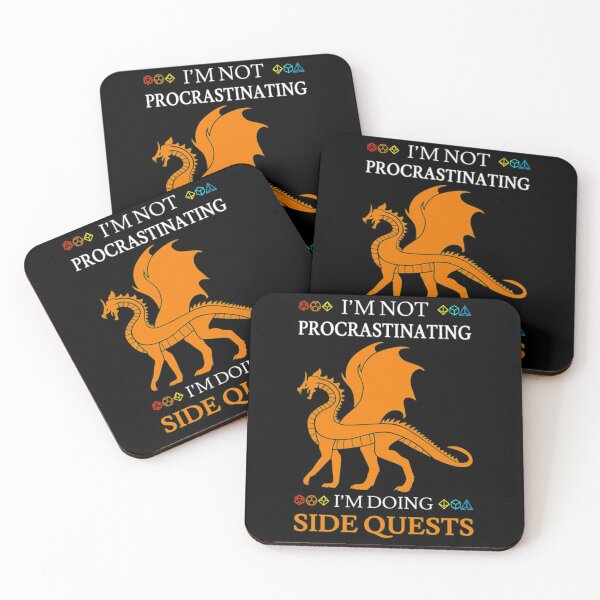 Item preview, I'm Not Procrastinating I'm Doing Side Quests V designed and sold by Nemethadrian.