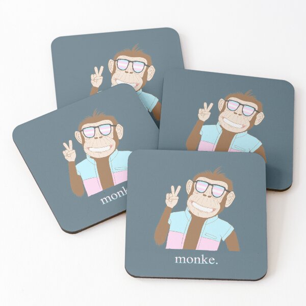Item preview, Trans Pride Monke designed and sold by Official-Monke.