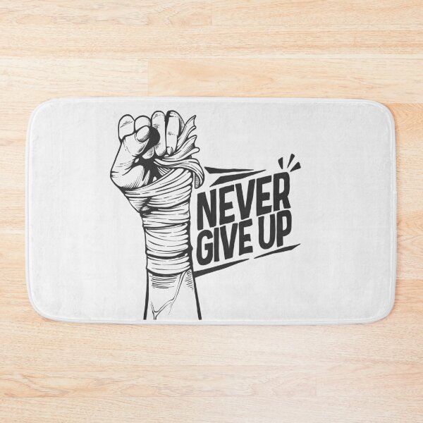 Item preview, Nunca Te Rindas Concepto Motivación Ilustración Blanco Negro designed and sold by Peekonet.