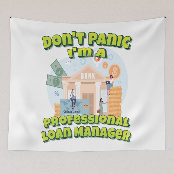 Item preview, Don't Panic I'm A Professional Loan Manager designed and sold by FiveNiches.